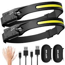 COB LED USB Rechargeable Headlamp