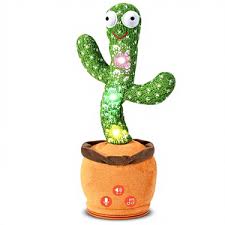Dancing Cactus Plush Toy Doll Electronic Recording Shake with Song Funny Gift US