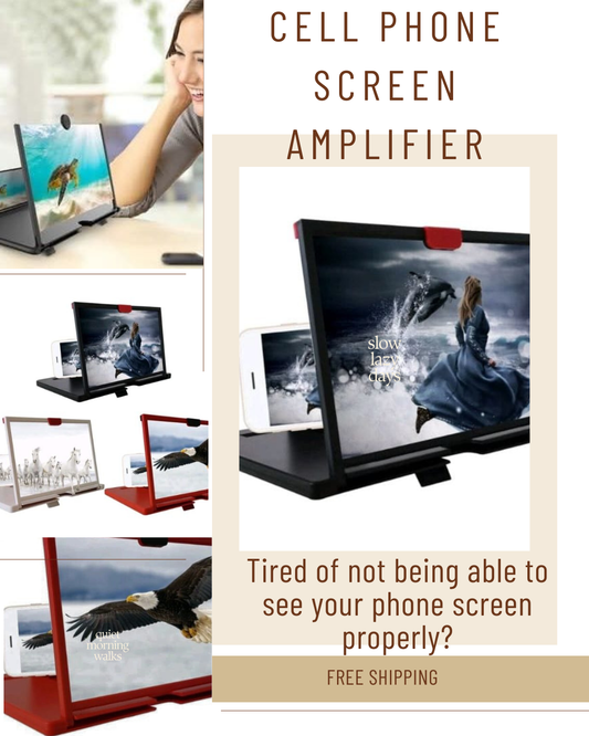 3D SCREEN AMPLIFIER FOR CELL PHONES